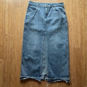 Denim Maxi skirt